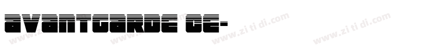 avantgarde ce字体转换